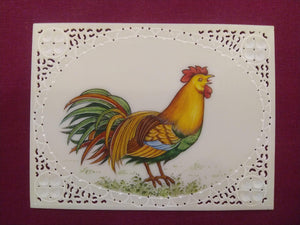 ColorFul Chicken Hen Miniature Painting India Art - ArtUdaipur