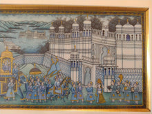 Load image into Gallery viewer, Hand Painted Miniature Painting India Procession Artwork Maharajah King Framed - ArtUdaipur
